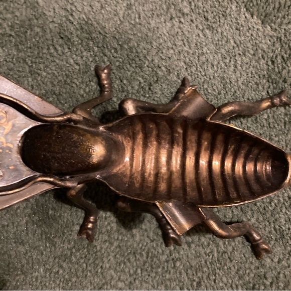 Vintage Italian Fly Ashtray/Secret Mid Century Modern Collectible 1970s Brass - Picture 11 of 11